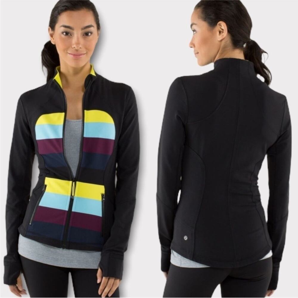 Lululemon Define Form Jacket Pow Stripe - Size 4 … - image 1